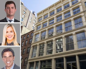 Morris Dweck (top), Annie Squier (center), and Paul Popkin of Lee & Associates and 477 Broadway.