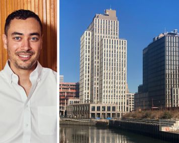 Igloo's Adam Joly and 420 Carroll Street, Brooklyn.