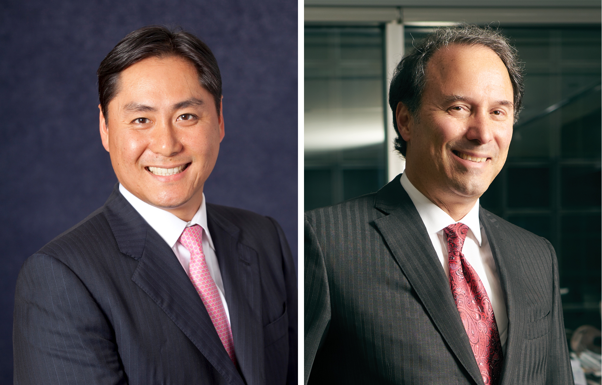 Andrew Chung (left) and Gary Barnett.