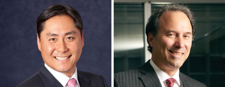 Andrew Chung (left) and Gary Barnett.