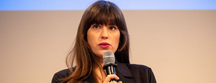 Annabel Cryan speaks during a panel at Commercial Observer's National Healthcare Forum.