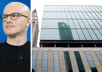 Coinbase CEO Brian Armstrong and One Madison.