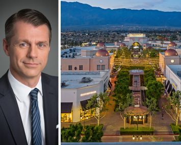 Brookfield's Brian Kingston and Victoria Gardens in Rancho Cucamonga, Calif.