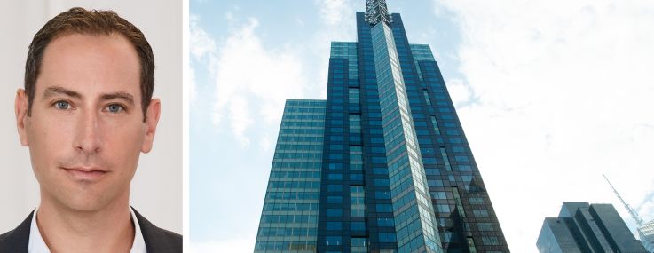 GFP Real Estate co-CEO Brian Steinwurtzel and 1540 Broadway.