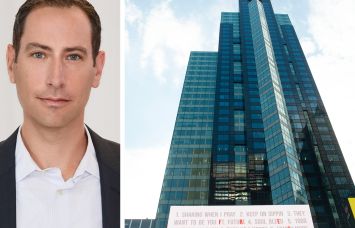 GFP Real Estate co-CEO Brian Steinwurtzel and 1540 Broadway.
