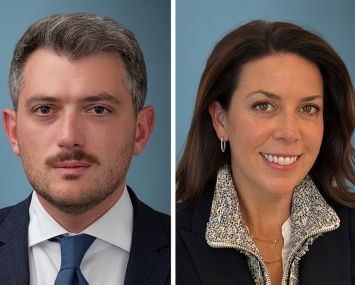 Colin Rosenbaum (left) and Laura Dunn.