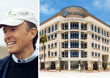 Irvine Company's Donald Bren and Western Asset Plaza in Pasadena, Calif.