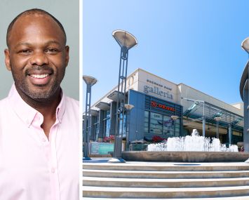 Industrious' Gentry Long and the Sherman Oaks Galleria in Sherman Oaks, Calif.