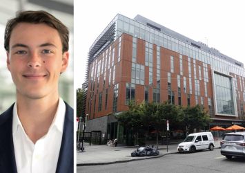 Arrow Real Estate Advisors' Jack McPhail and 484-526 Myrtle Avenue, Brooklyn.