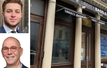 Zelnik and Company's Jeremy Banilevi (top), Newmark's Marc Frankel, and 650 Broadway.