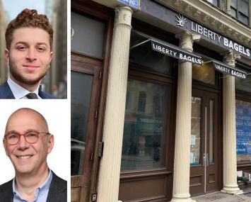 Zelnik and Company's Jeremy Banilevi (top), Newmark's Marc Frankel, and 650 Broadway.