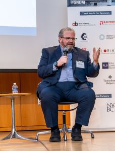 Jonathan Cogswell speaks at Commercial Observer's National Healthcare Forum.