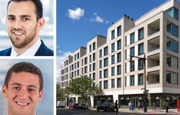 Dwight Capital's Keith Hoffman (top) and Jack Tawil, and The Amara, 31-90 29th Street, Queens.