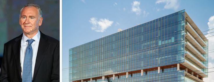 Citadel founder Ken Griffin and 545 NW 26th Street, Miami.