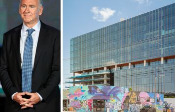 Citadel founder Ken Griffin and 545 NW 26th Street, Miami.