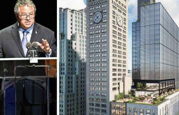 SL Green Chairman and CEO Marc Holliday and One Madison Avenue.