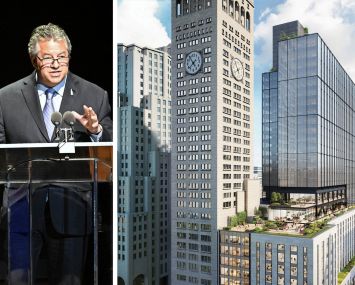 SL Green Chairman and CEO Marc Holliday and One Madison Avenue.