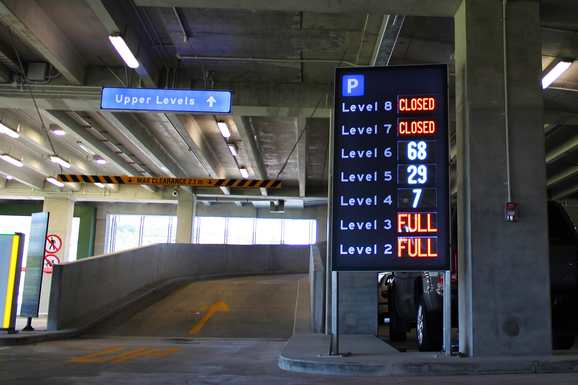 Nexity signage at a parking lot.