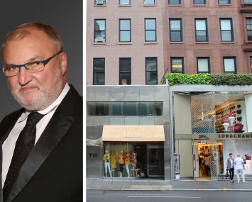 Longchamp's Olivier Cassegrain and 713 Madison Avenue.