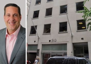 Skyline Developers President Orin Wilf and 20 West 55th Street.