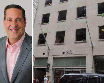 Skyline Developers President Orin Wilf and 20 West 55th Street.