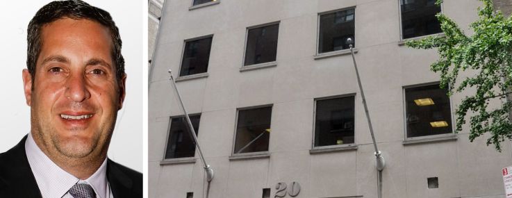 Skyline Developers President Orin Wilf and 20 West 55th Street.