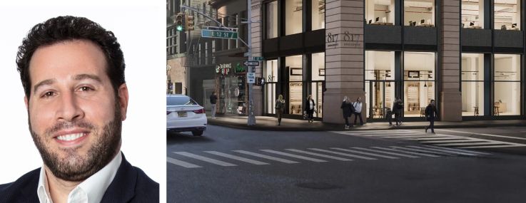 Pascal Gauthier, CEO of Ledger (top), Rob Kluge of Current Real Estate Advisors, and 817 Broadway.