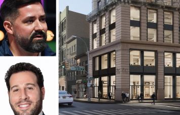 Pascal Gauthier, CEO of Ledger (top), Rob Kluge of Current Real Estate Advisors, and 817 Broadway.