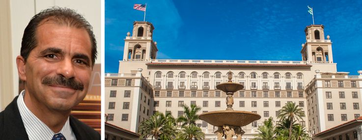 Breakers Palm Beach CEO Paul Leone and Breakers Palm Beach, Florida.