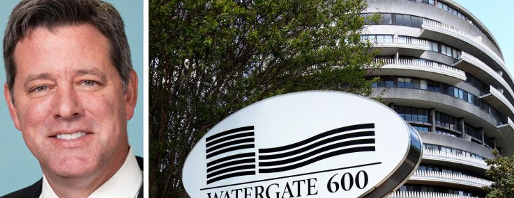 Elme Communities CEO Paul McDermott and Watergate 600 in Washington, D.C.