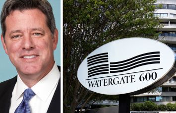 Elme Communities CEO Paul McDermott and Watergate 600 in Washington, D.C.