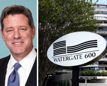Elme Communities CEO Paul McDermott and Watergate 600 in Washington, D.C.