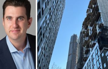 Affinius Capital's Perry Katz and 102 Fleet Street, Brooklyn.