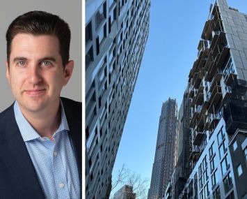 Affinius Capital's Perry Katz and 102 Fleet Street, Brooklyn.