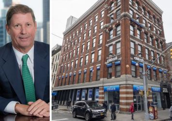 George Comfort & Sons President and CEO Peter Duncan and 168 Canal Street.