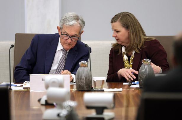 The Newly Proposed Rules on Banks’ Capital Requirements: Here’s the Thinking Federal Reserve Chair Jerome Powell talks with Federal Reserve Vice Chair for Supervision Michelle Bowman during a board meeting at the Federal Reserve on March 19 in Washington, D.C.
