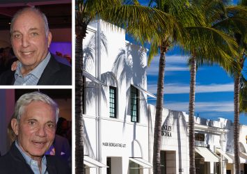 David Reuben (top) and Simon Reuben of Reuben Brothers and a view of Worth Avenue, Palm Beach Fla.
