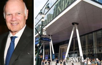 Vornado Realty Trust's Steven Roth and 2 Penn Plaza.