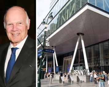 Vornado Realty Trust's Steven Roth and 2 Penn Plaza.