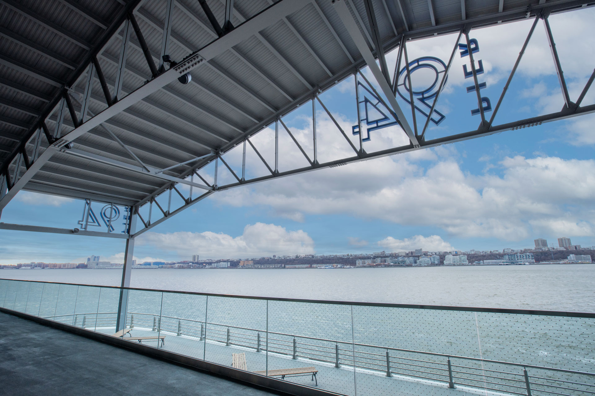 Some of the offices feature private outdoor space.