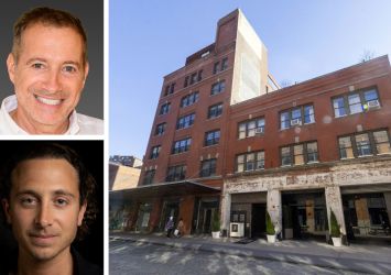 Premier Equities's Uzi Ben Abraham (top), Infinity Real Estate's Steven Kassin, and 22 Little West 12th Street.