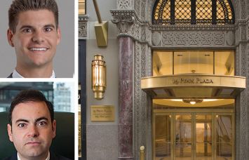 Woody King of Lee & Associates NYC (top), Jay Futersak of Circle Realty Group, and 14 Penn Plaza.
