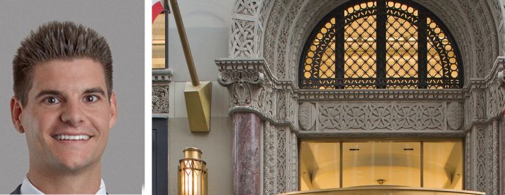 Woody King of Lee & Associates NYC (top), Jay Futersak of Circle Realty Group, and 14 Penn Plaza.