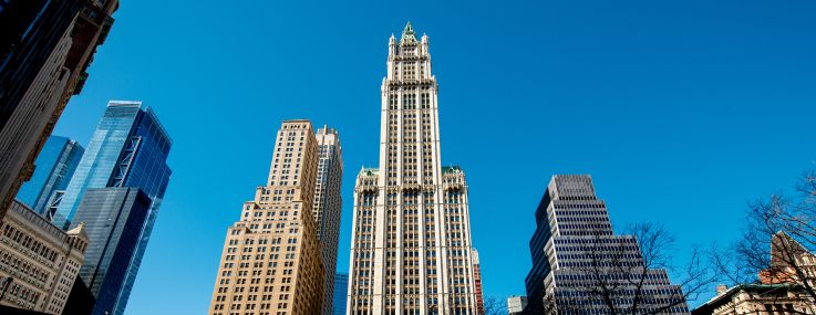 The Woolworth Building.
