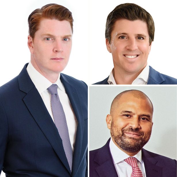 Michael Gigliotti, Christopher Peck and Kevin Davis 