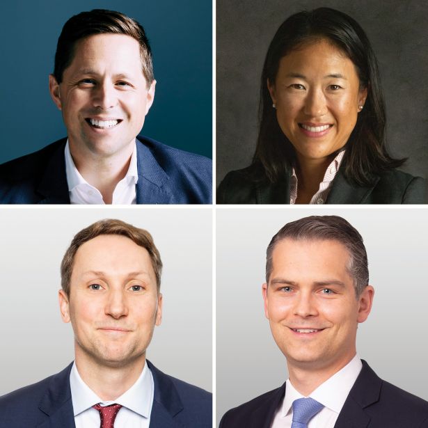 Charlie Rose, Teresa Zien, Yorick Starr and Justin Chausse