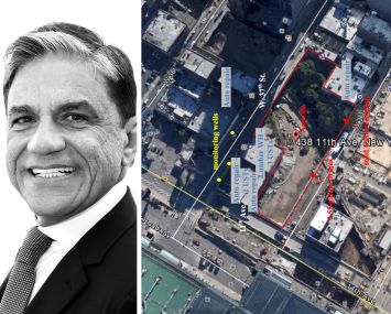 Joseph Moinian and the 2014 548 W. 36th Street land DOB land assessment.