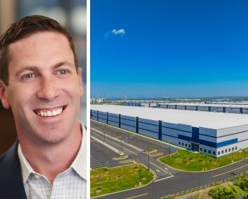 Greek Real Estate Partners's Alex Motiuk and 200 Linden Logistics Way in Linden, N.J.