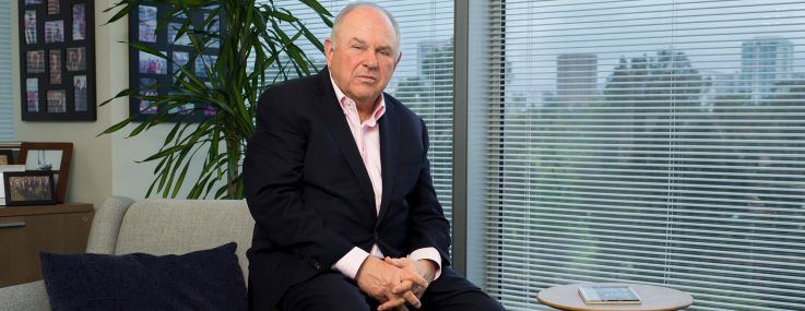 Bob Hart at TruAmerica's Los Angeles offices.