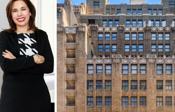 GFP Real Estate's Barbara Yagoda and 307 West 36th Street.